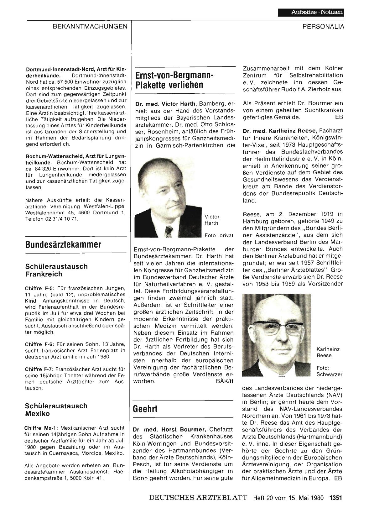 Vorschauseite 1: Bundesärztekammer
