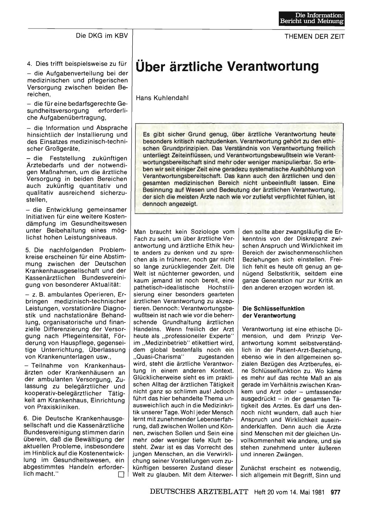Vorschauseite 1: Über ärztliche Verantwortung