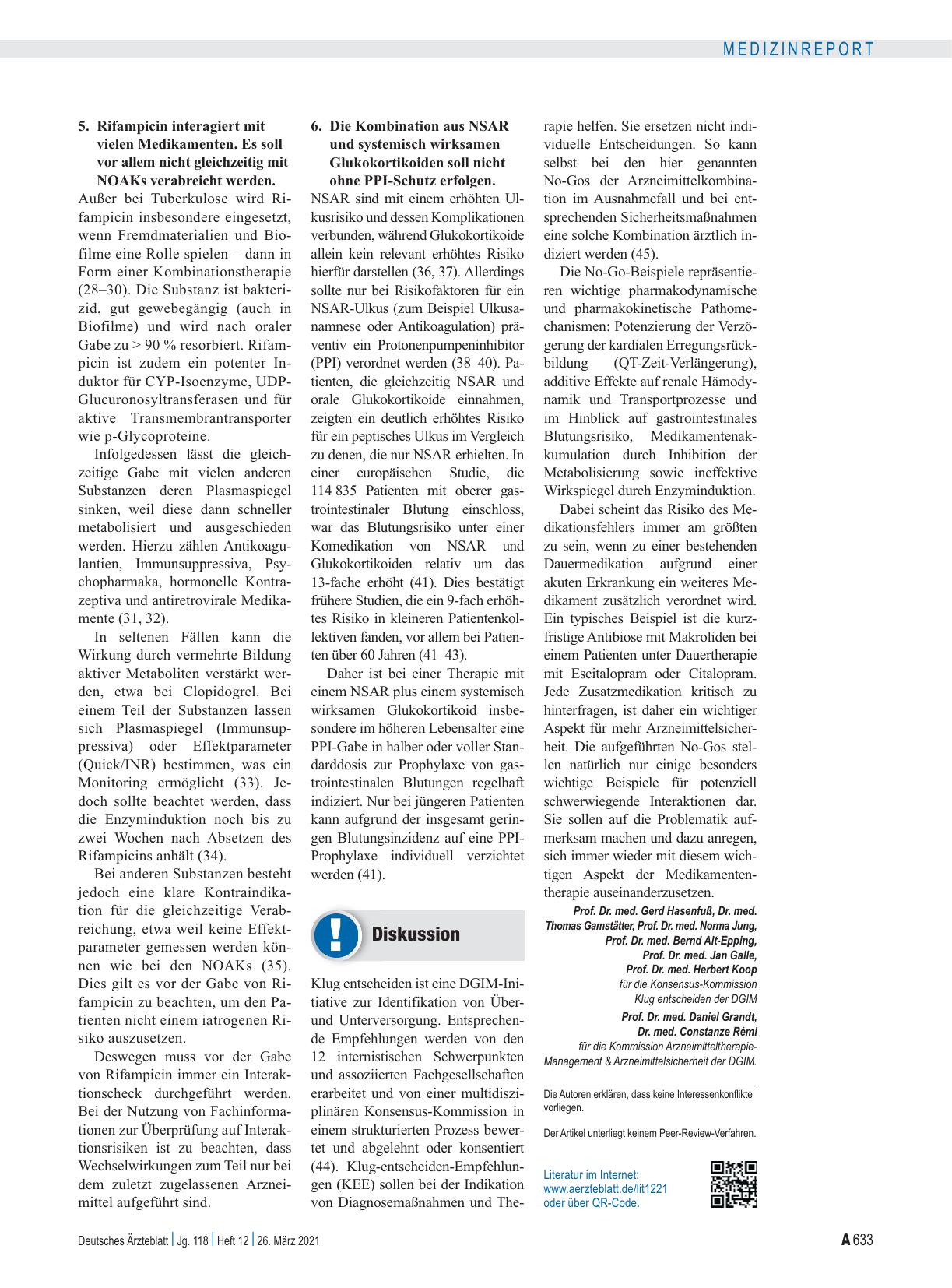Vorschauseite 3: Klug entscheiden: No-Gos bei Medikamentenkombis