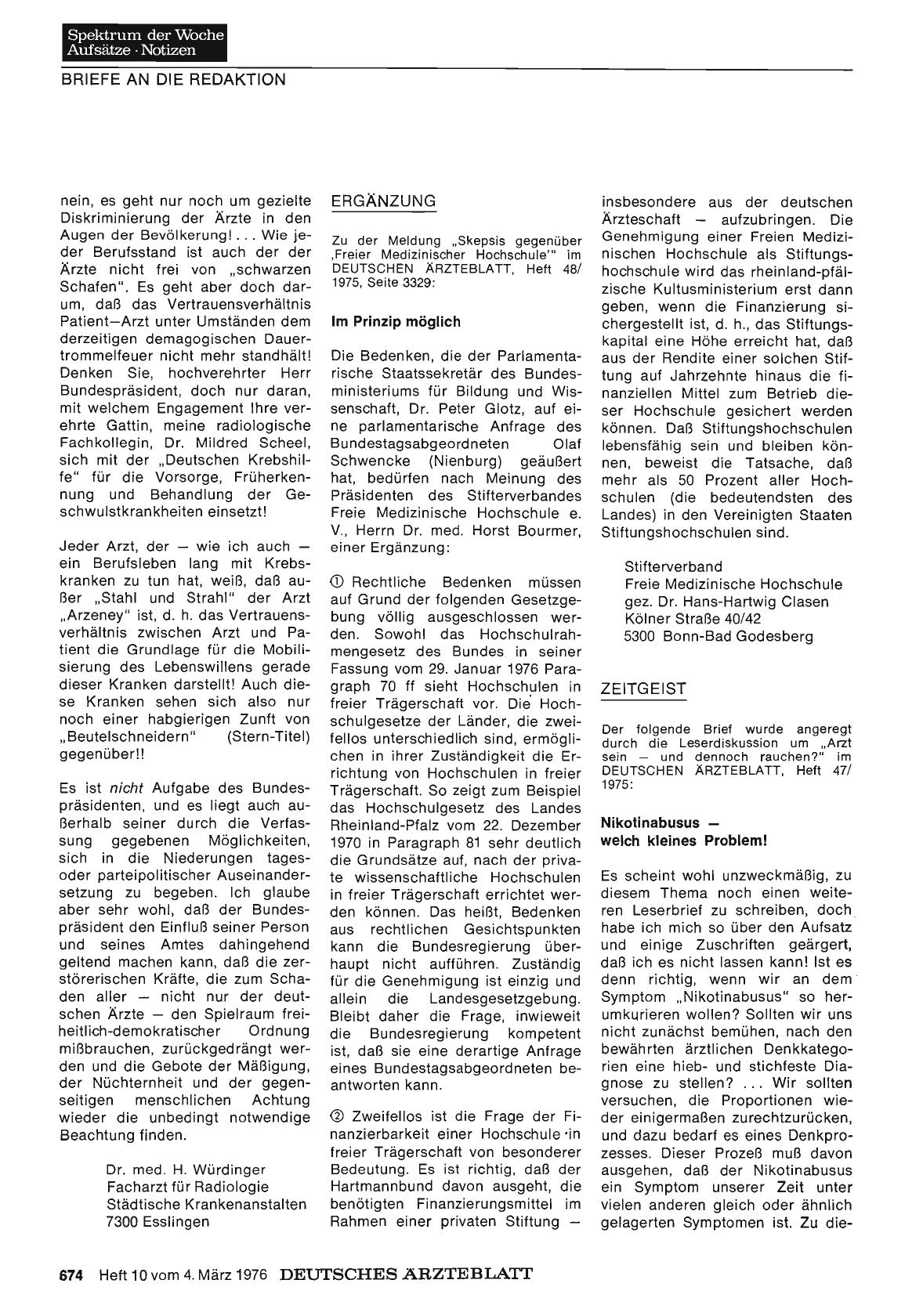 Vorschauseite 1: ZEITGEIST: Nikotinabusus — welch kleines Problem!