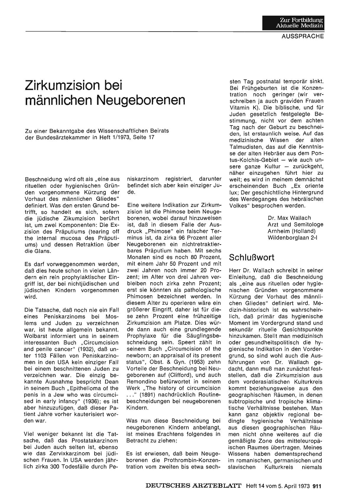 Vorschauseite 1: Schlußwort