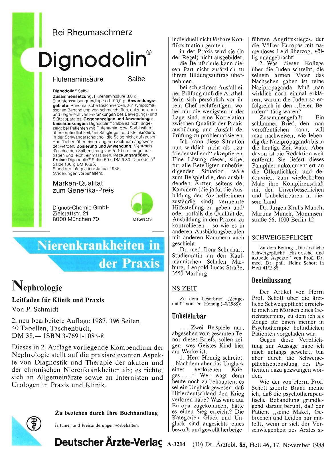 Vorschauseite 1: NS-ZEIT: Unbelehrbar