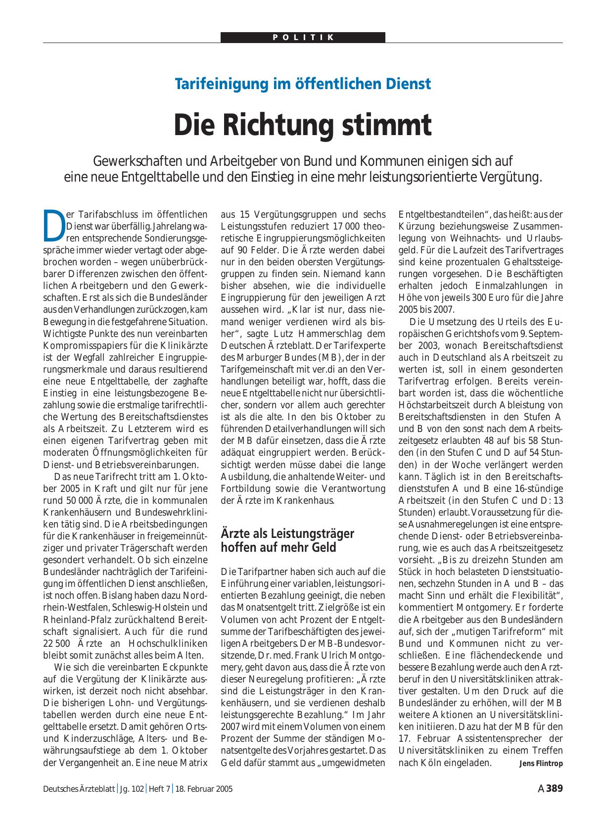 Vorschauseite 1: Tarifeinigung im öffentlichen Dienst: Die Richtung stimmt