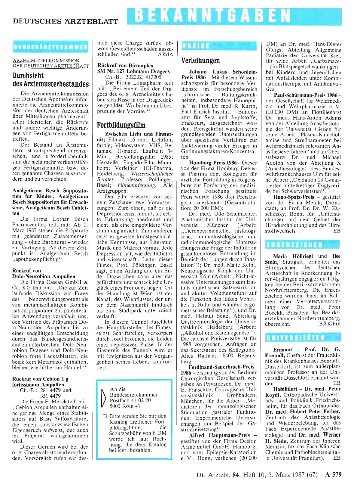 Vorschauseite 1: Universitäten