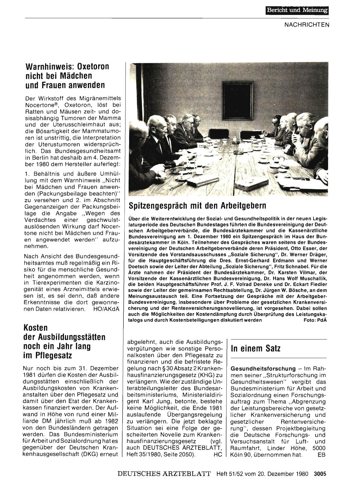 Vorschauseite 1: Kosten der Ausbildungsstätten noch ein Jahr lang im Pflegesatz