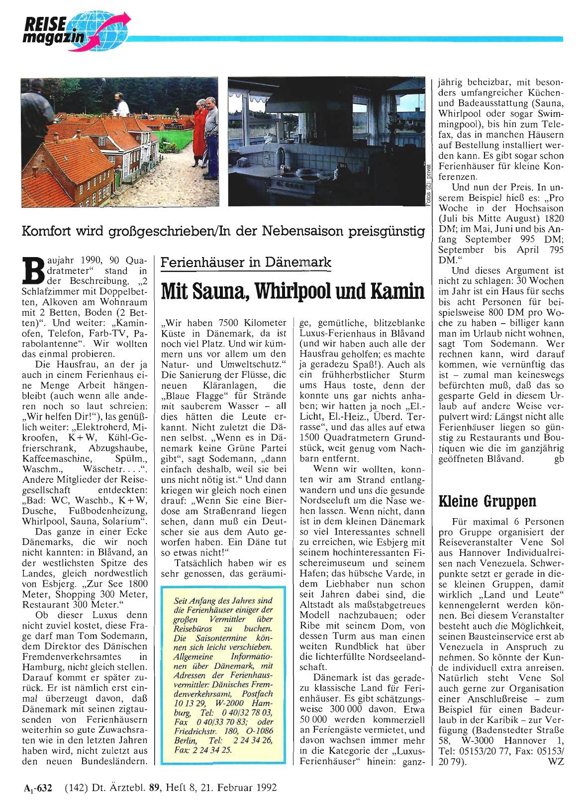 Vorschauseite 1: Ferienhäuser in Dänemark: Mit Sauna, Whirlpool und Kamin