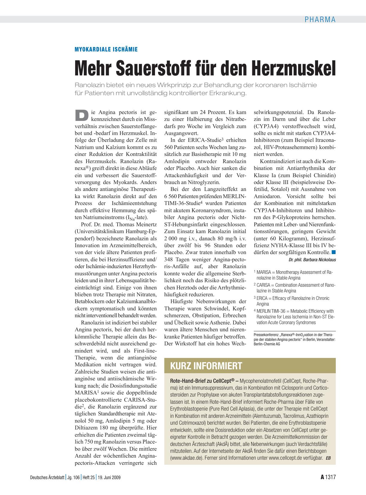 Vorschauseite 1: Kurz informiert