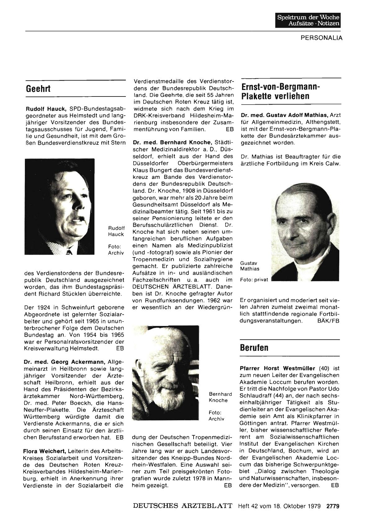Vorschauseite 1: Geehrt