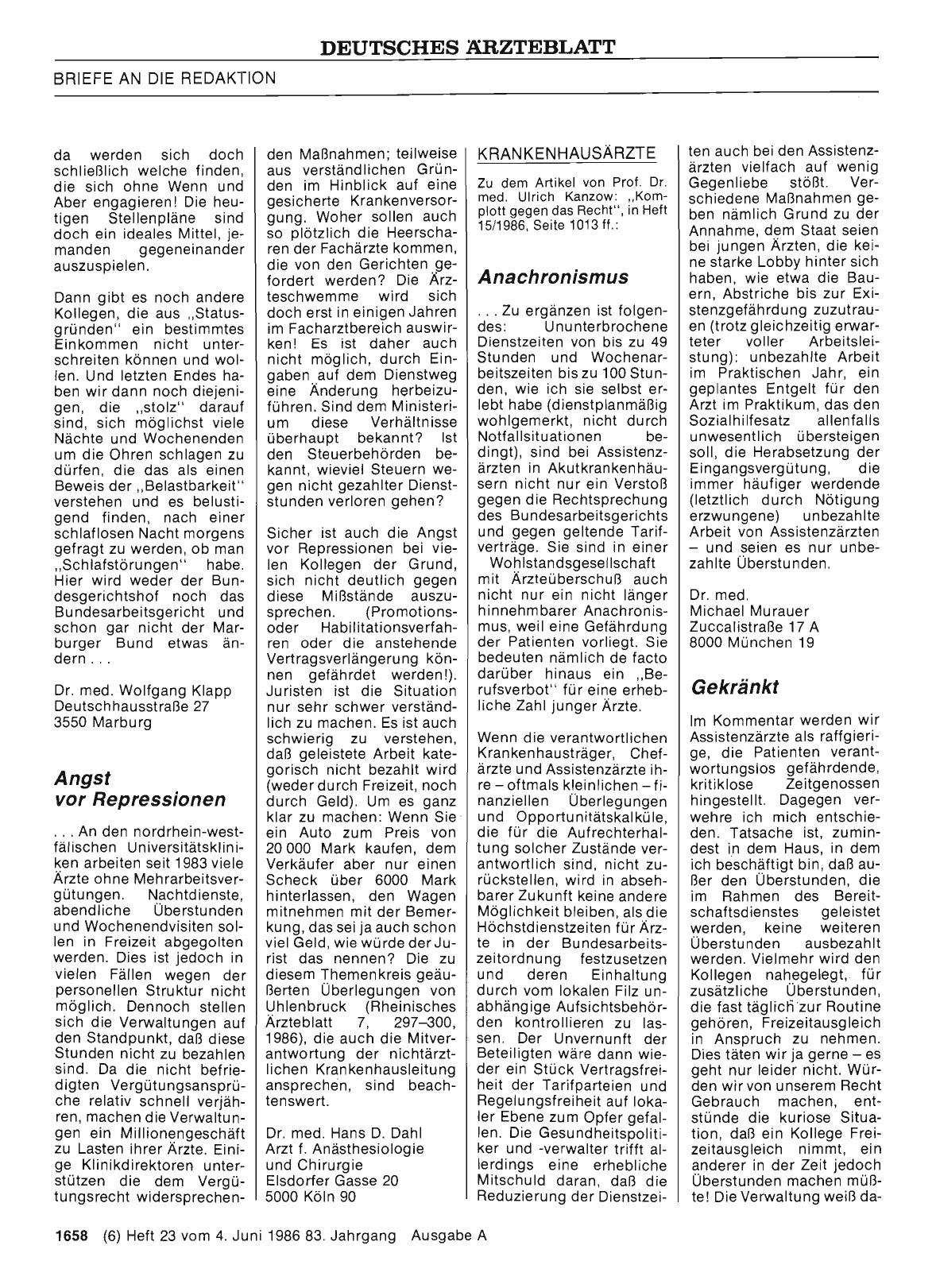 Vorschauseite 1: ARBEITSZEIT: Angst vor Repressionen