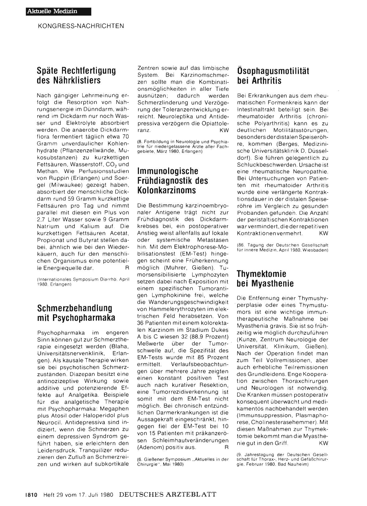 Vorschauseite 1: Ösophagusmotilität bei Arthritis