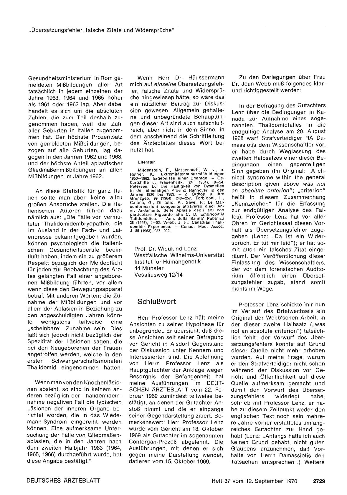 Vorschauseite 1: Schlußwort