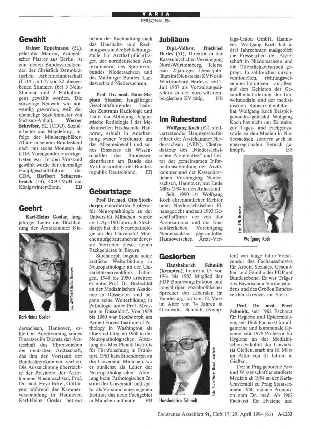 Vorschauseite 1: Gewählt