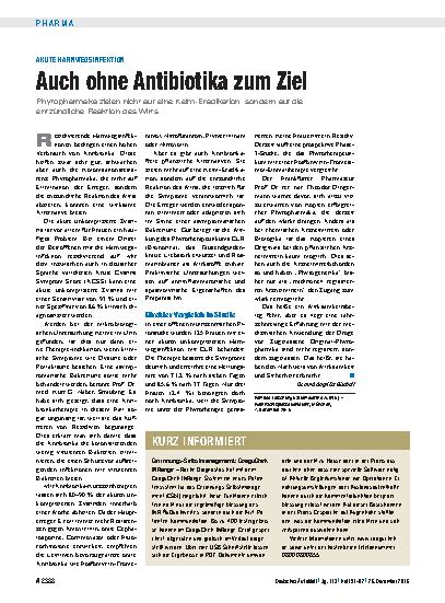 Vorschauseite 1: Kurz informiert: Gerinnungs-Selbstmanagement – CoaguChek INRange