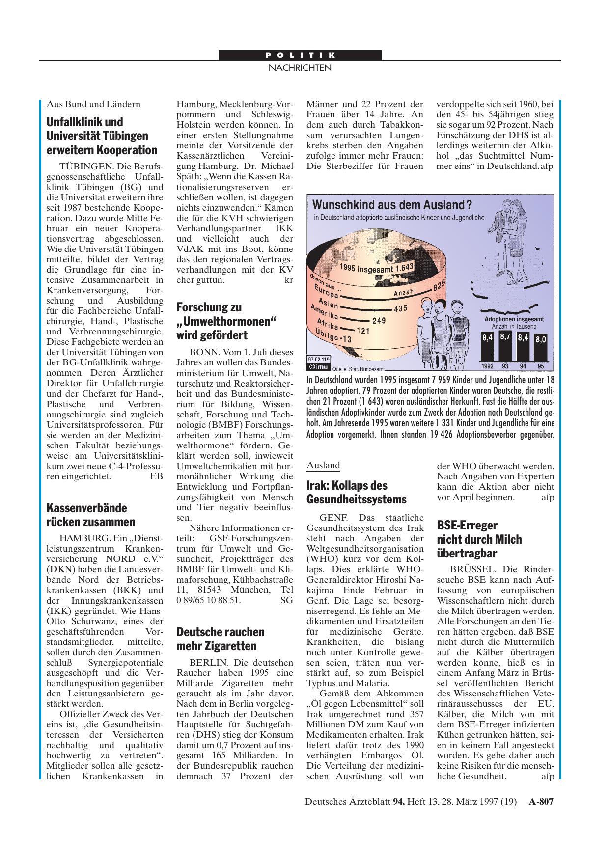 Vorschauseite 1: BSE-Erreger nicht durch Milch übertragbar