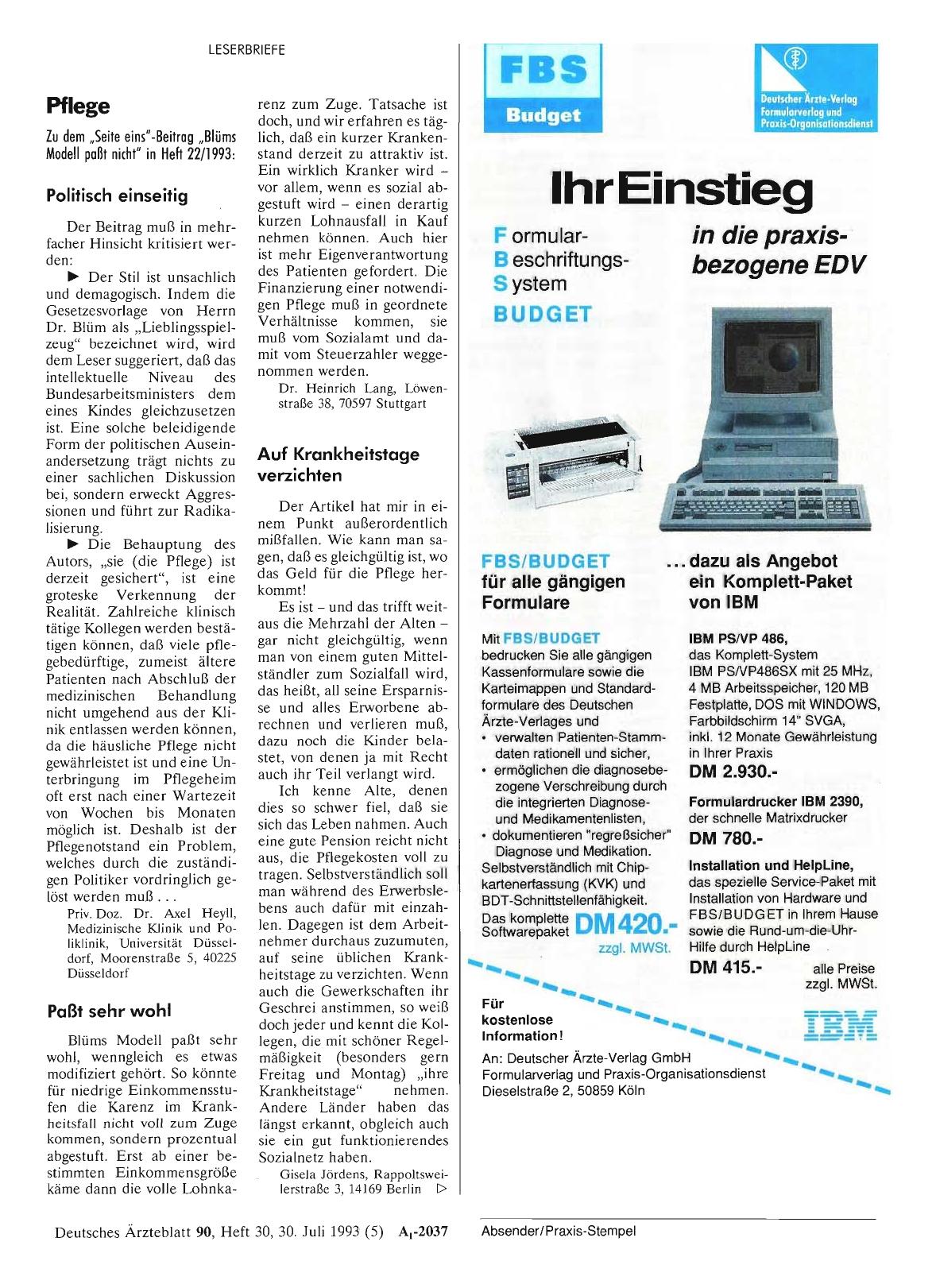 Vorschauseite 1: Pflege: Politisch einseitig