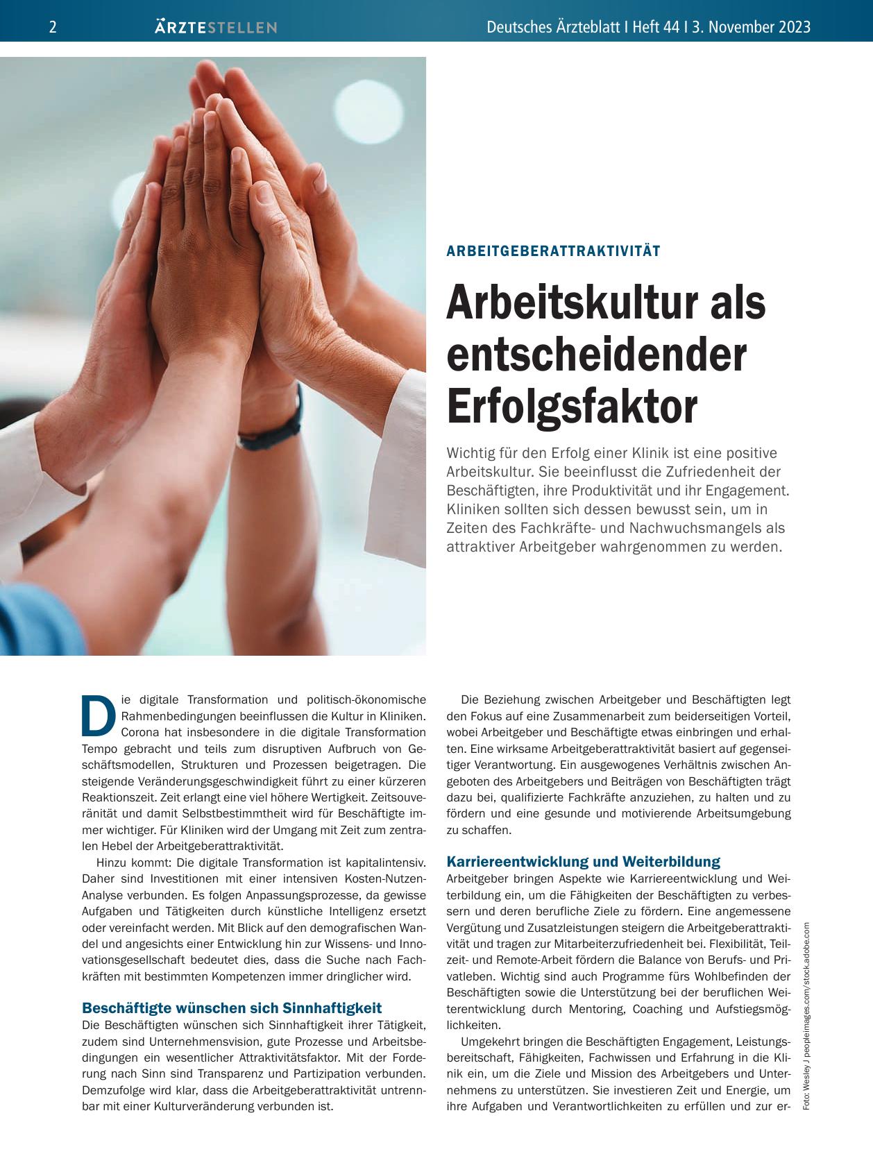 Vorschauseite 1: Arbeitgeberattraktivität: Arbeitskultur als entscheidender Erfolgsfaktor