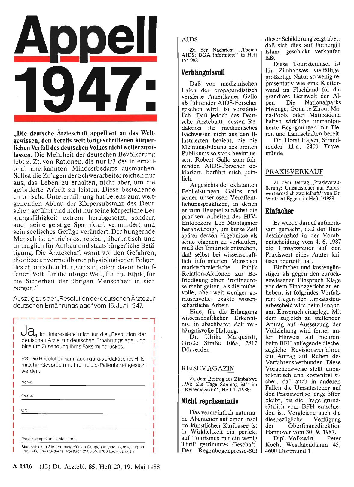 Vorschauseite 1: AIDS: Verhängnisvoll