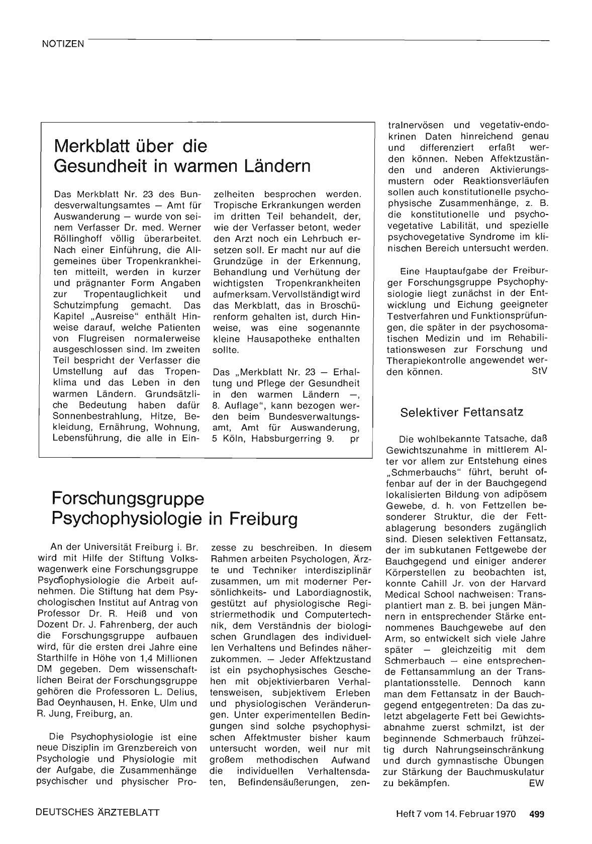 Vorschauseite 1: Forschungsgruppe Psychophysiologie in Freiburg