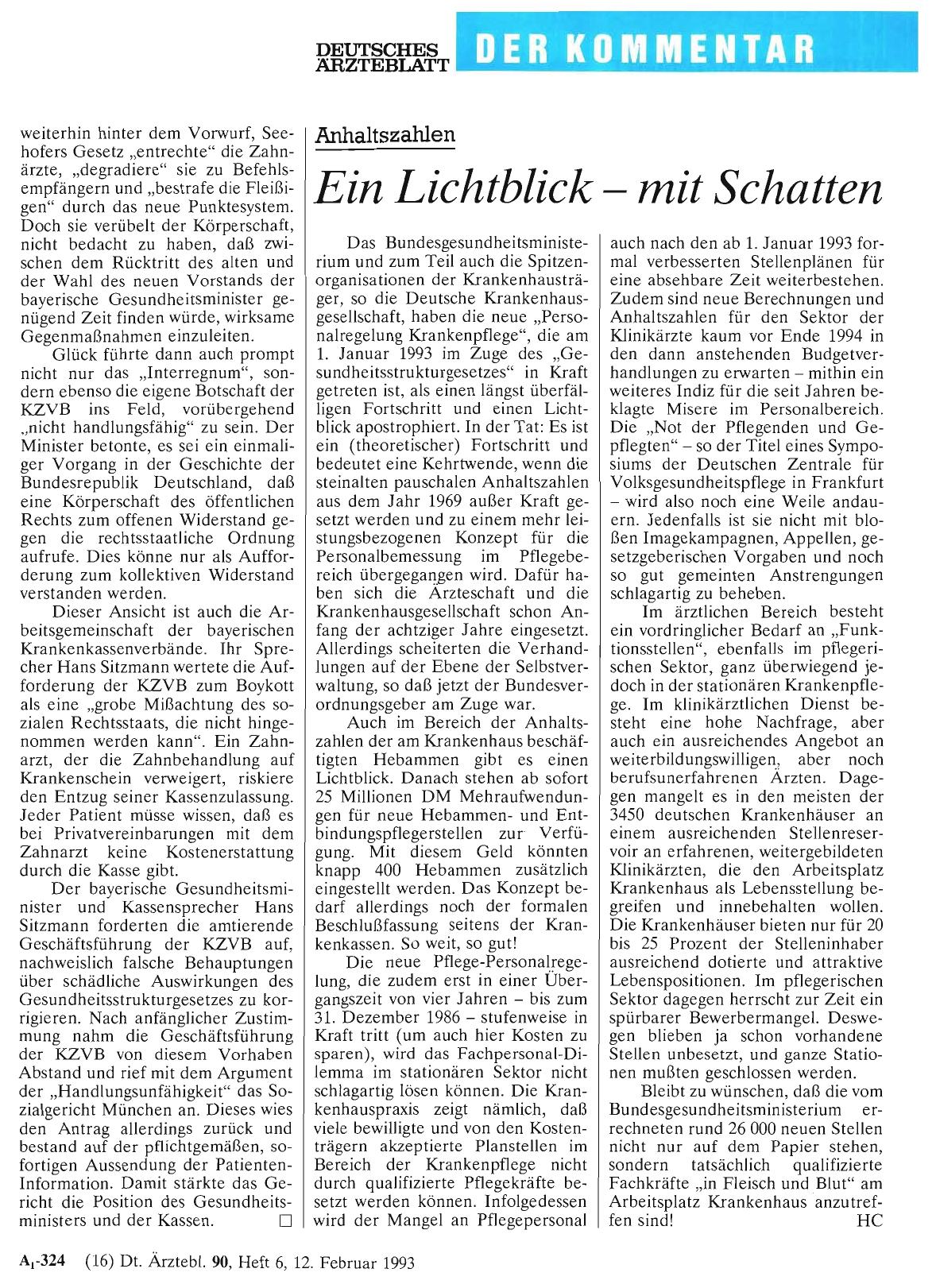 Vorschauseite 1: Anhaltszahlen: Ein Lichtblick - mit Schatten