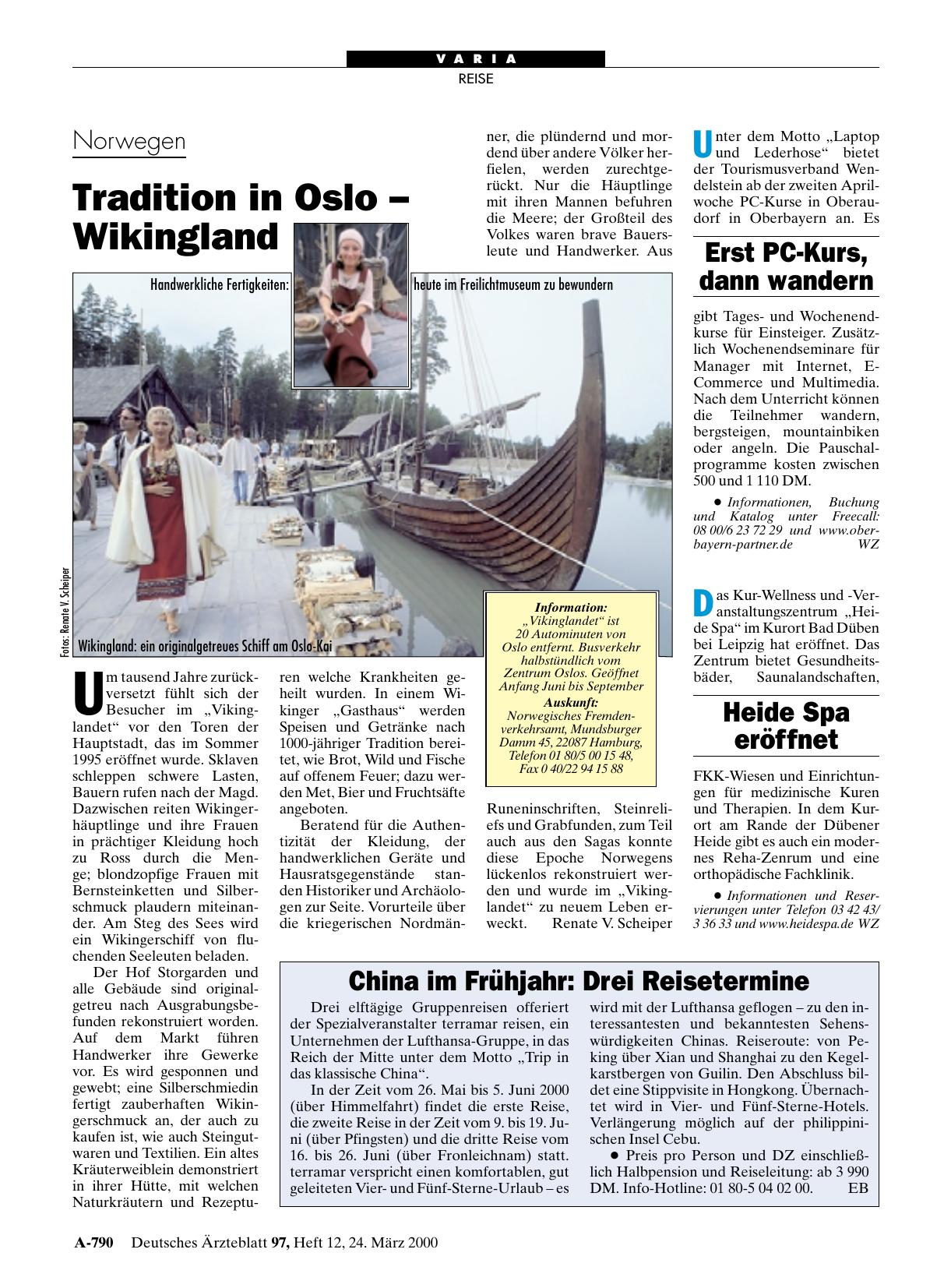 Vorschauseite 1: Norwegen: Tradition in Oslo - Wikingland