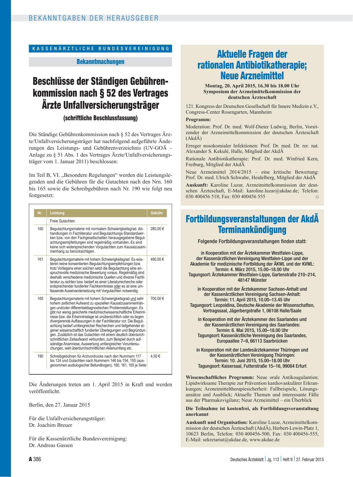 Vorschauseite 1: Aktuelle Fragen der rationalen Antibiotikatherapie; Neue Arzneimittel