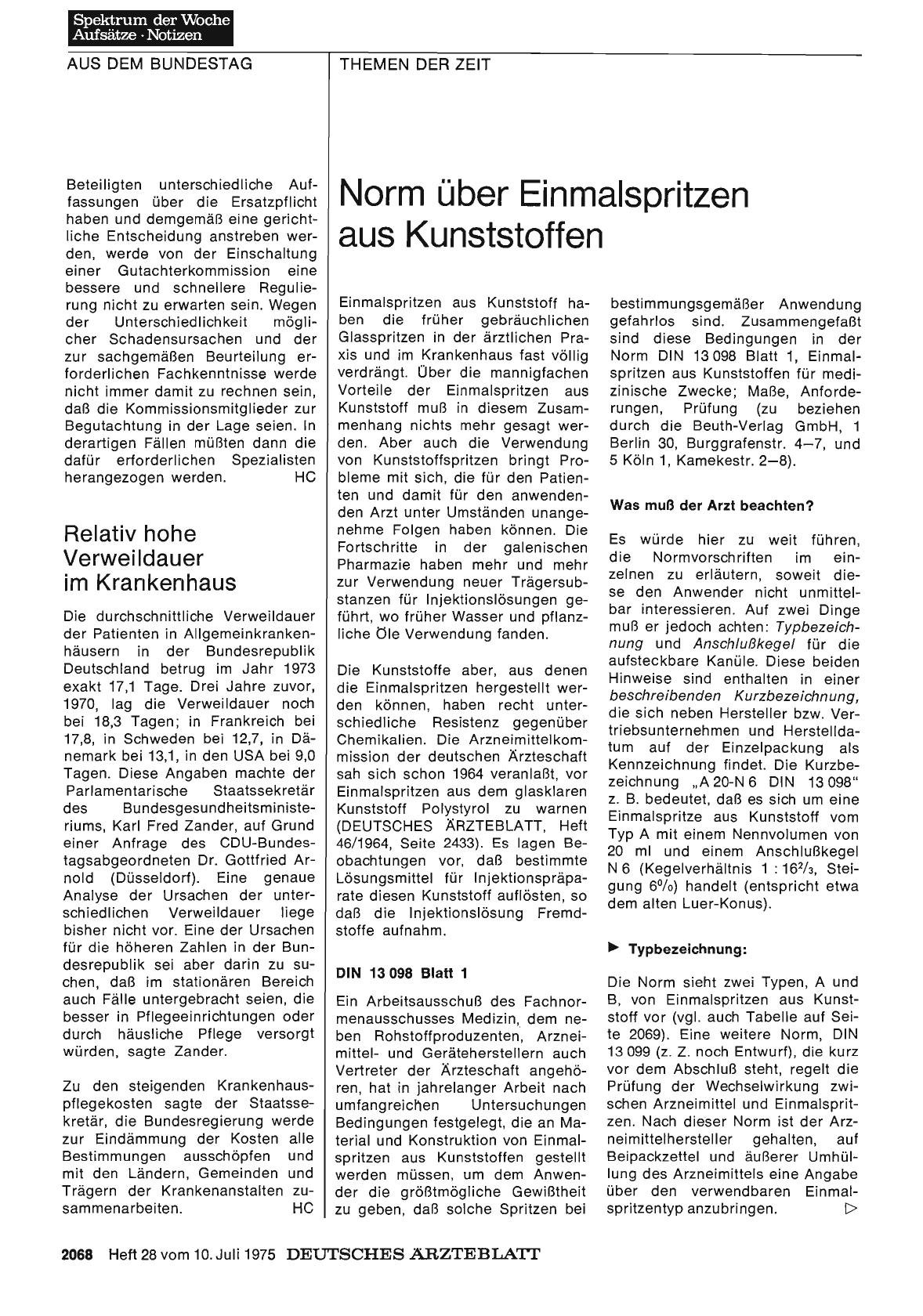 Vorschauseite 1: Relativ hohe Verweildauer im Krankenhaus