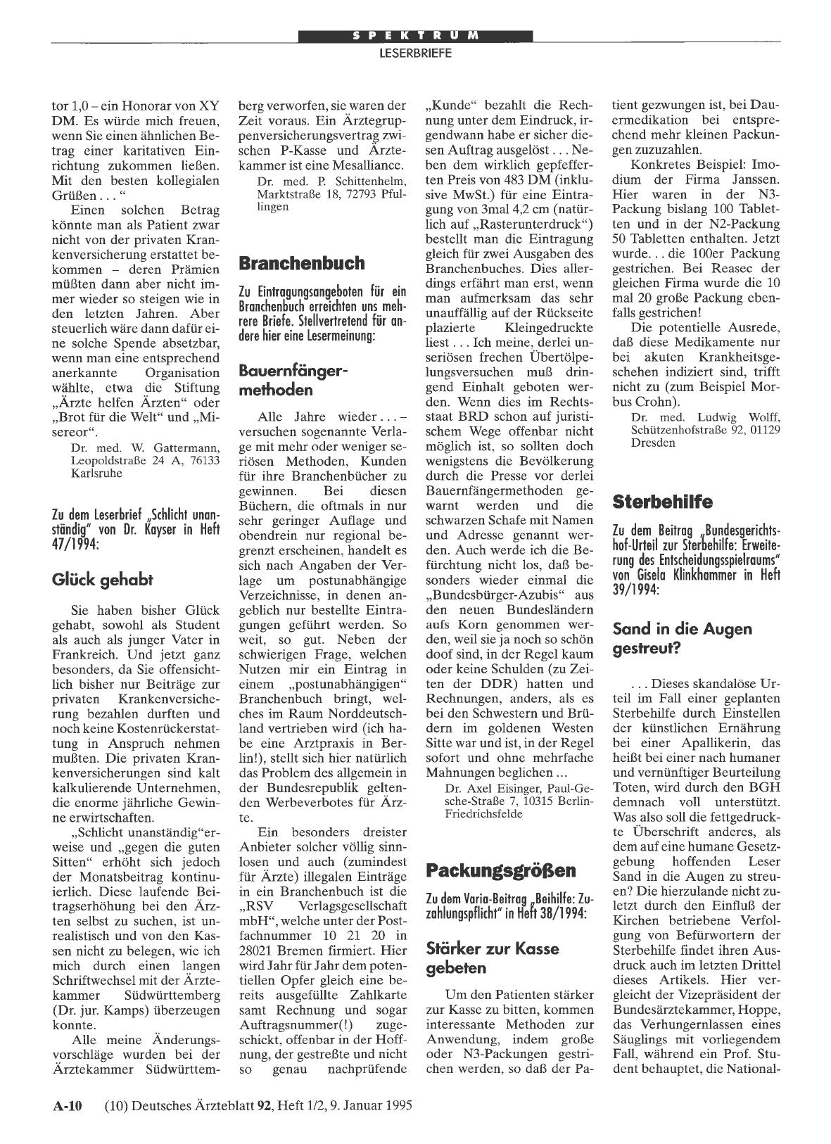 Vorschauseite 1: Sterbehilfe: Sand in die Augen gestreut?