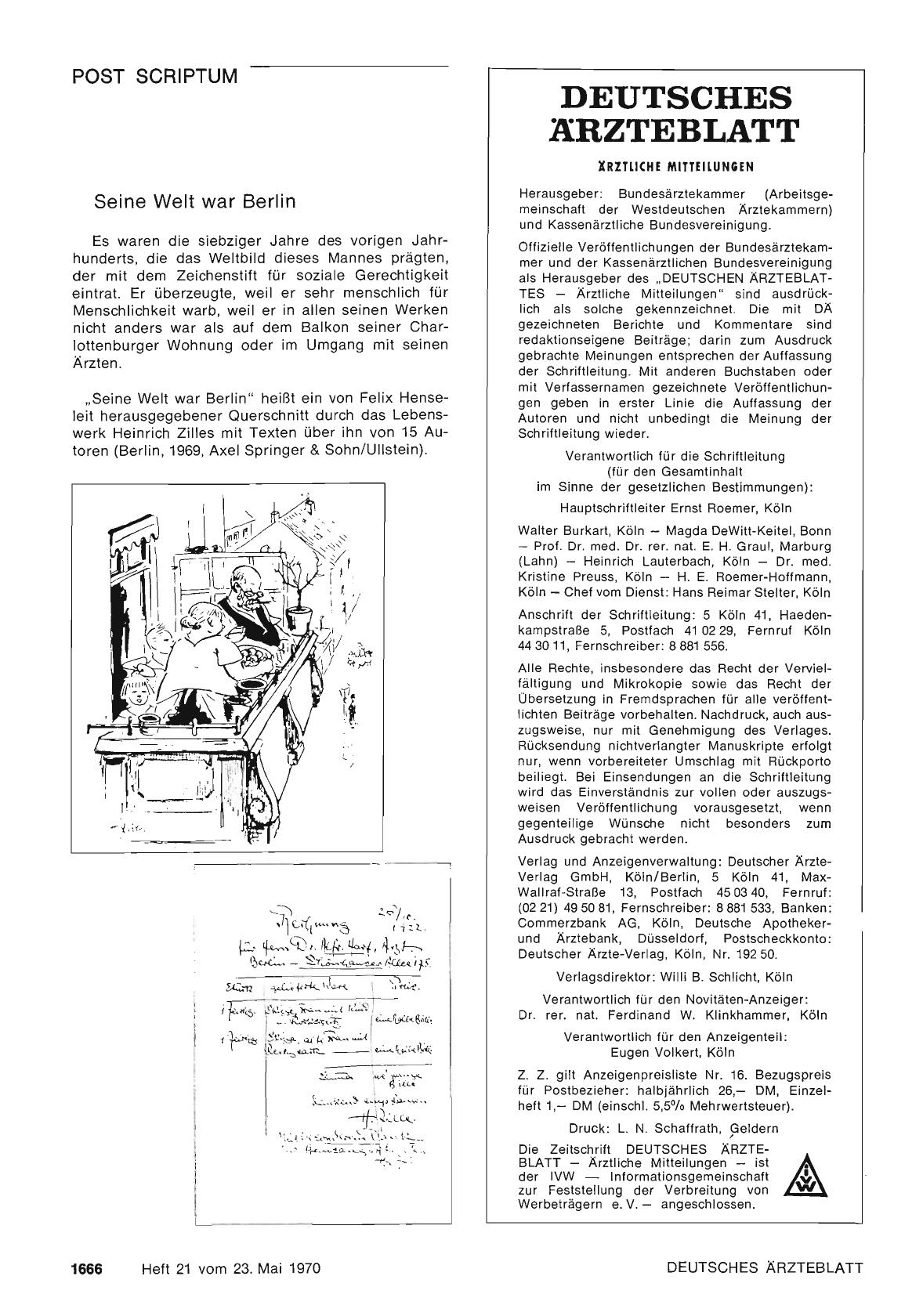 Vorschauseite 1: Seine Welt war Berlin