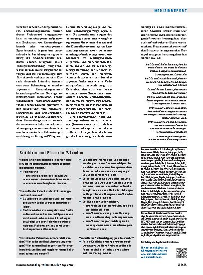 Vorschauseite 5: Zentrenbildung: Chronische Entzündungen interdisziplinär behandeln
