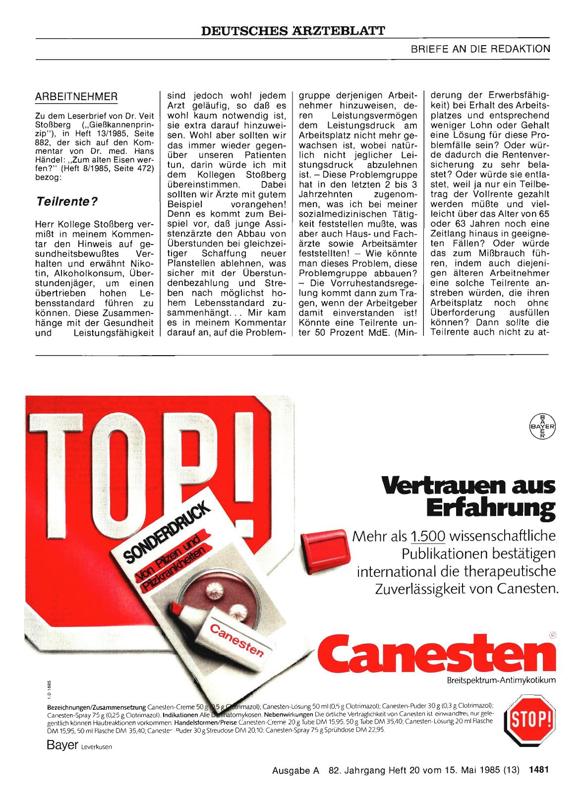 Vorschauseite 1: ARBEITNEHMER: Teilrente?