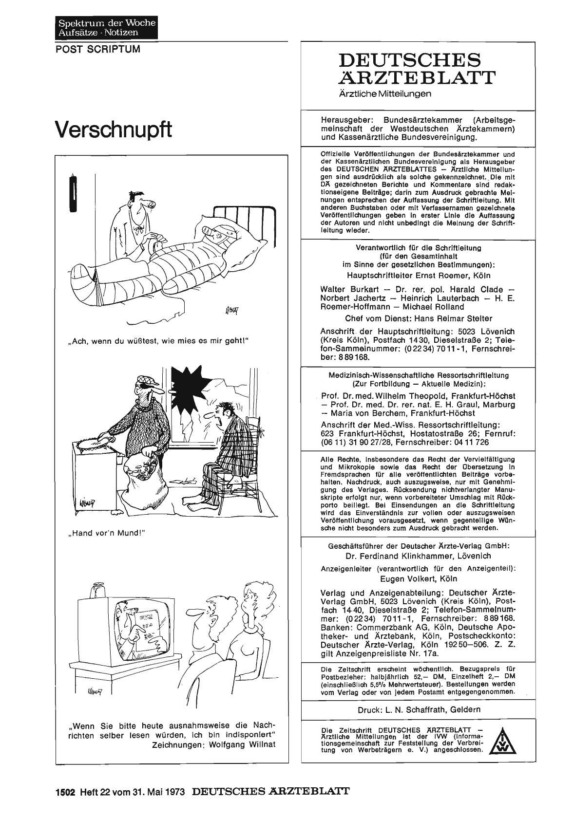 Vorschauseite 1: Verschnupft