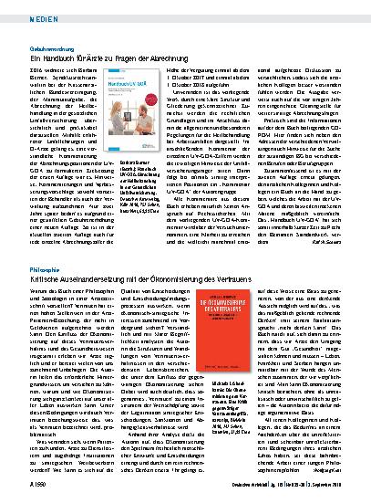 Vorschauseite 1: Gebührenordnung: Ein Handbuch für Ärzte zu Fragen der Abrechnung