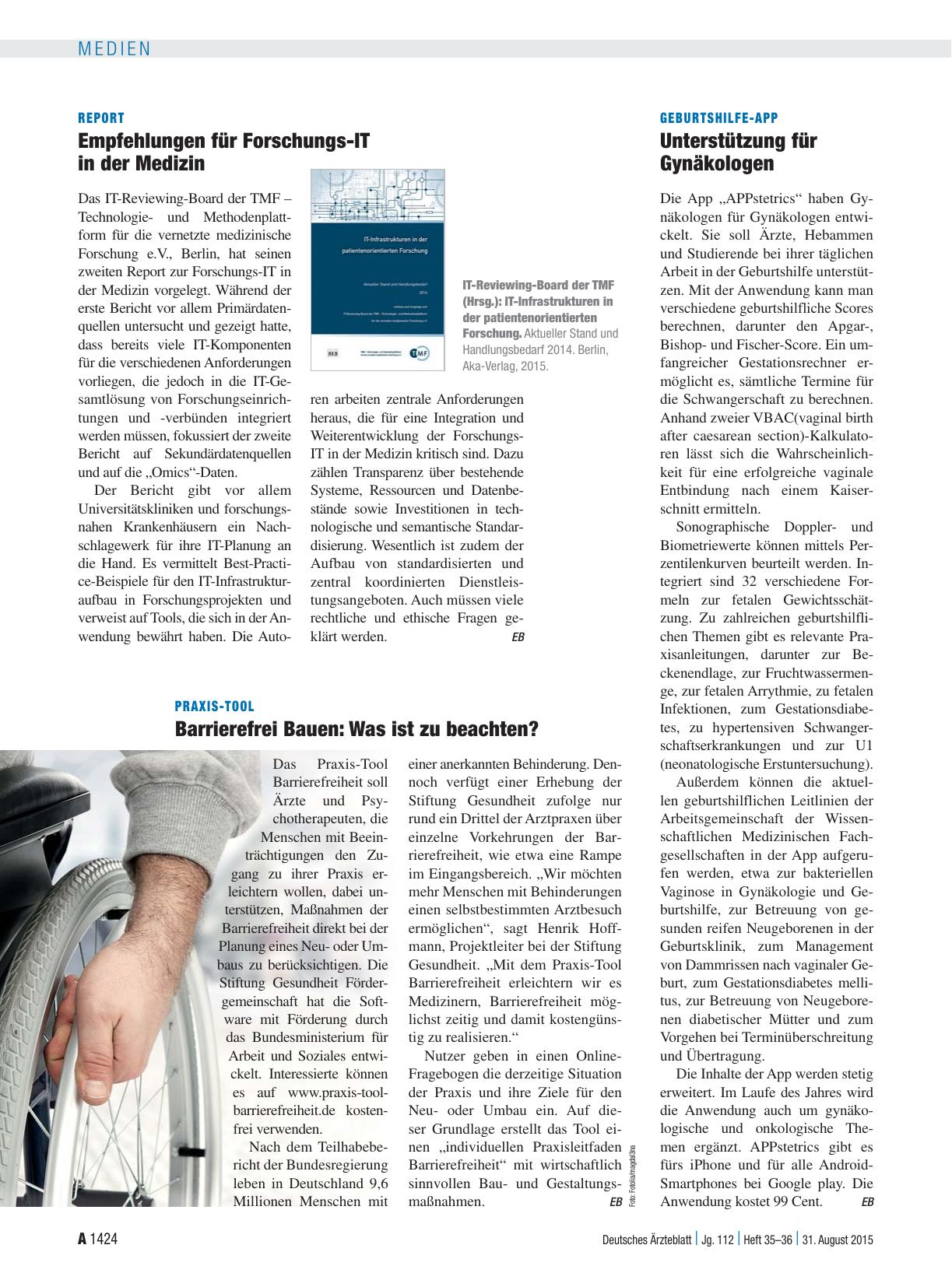 Vorschauseite 1: Praxis-Tool: Barrierefrei Bauen: Was ist zu beachten?