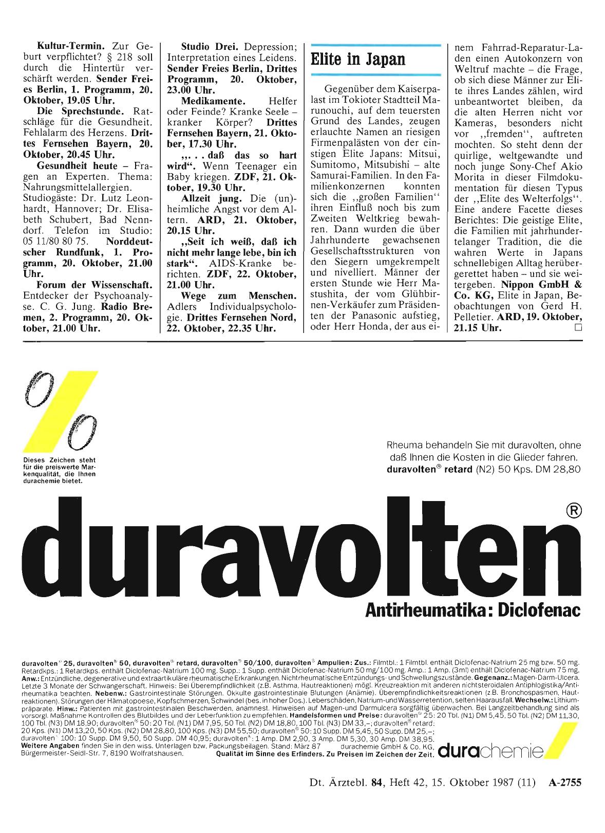Vorschauseite 1: Elite in Japan