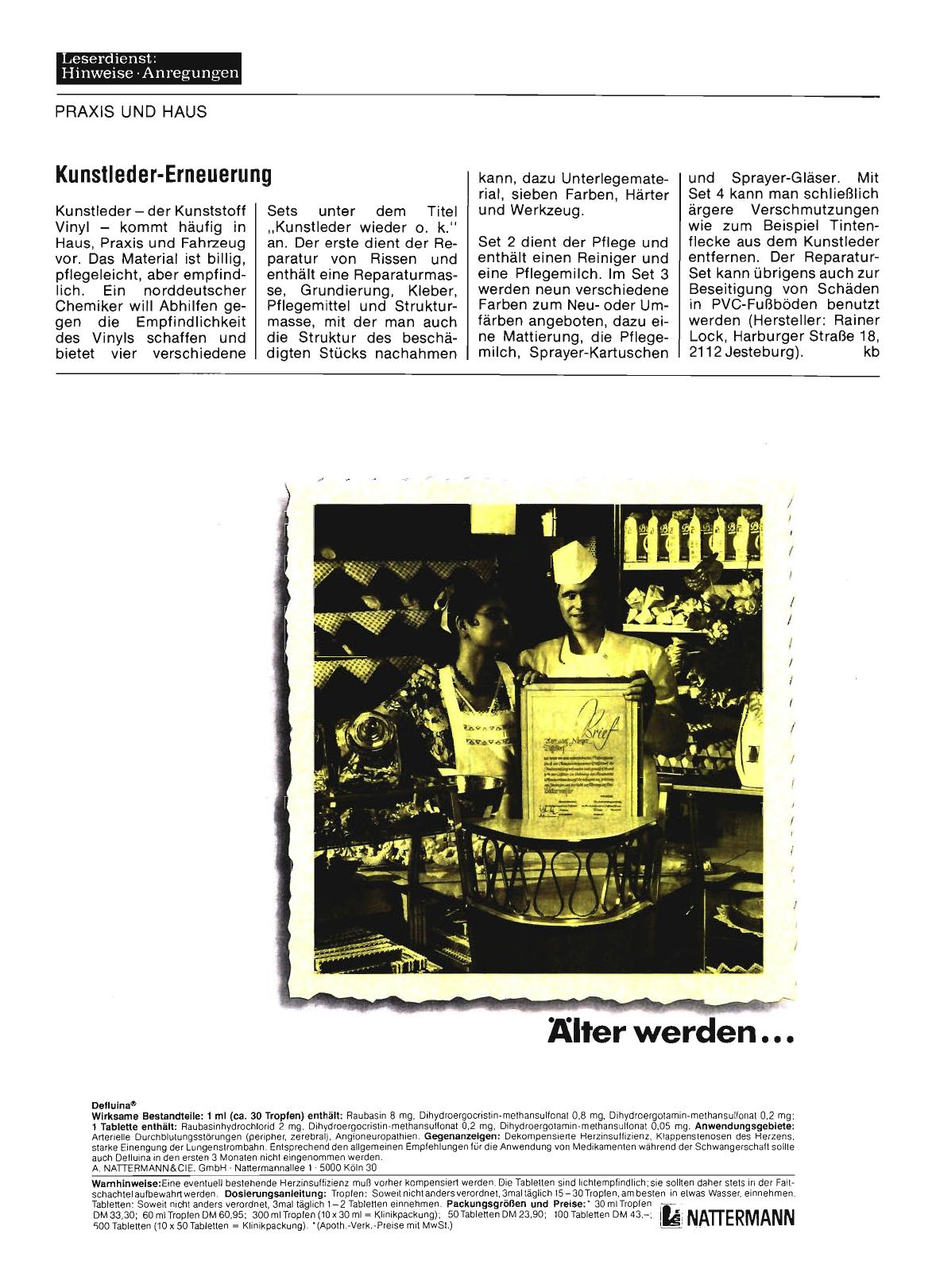 Vorschauseite 1: Kunstleder-Erneuerung