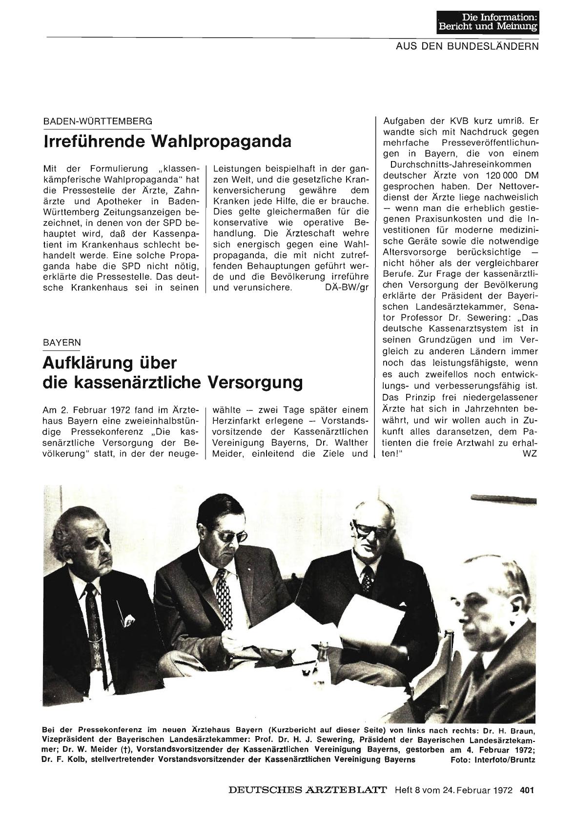 Vorschauseite 1: Baden-Württemberg: Irreführende Wahlpropaganda