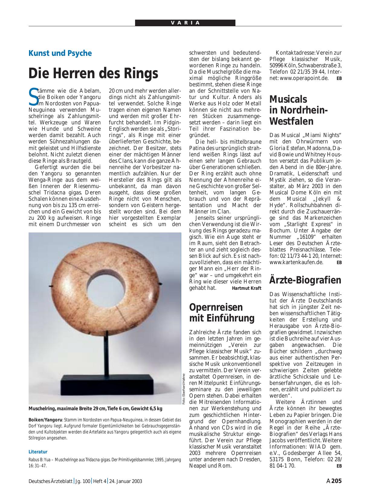 Vorschauseite 1: Ärzte-Biografien