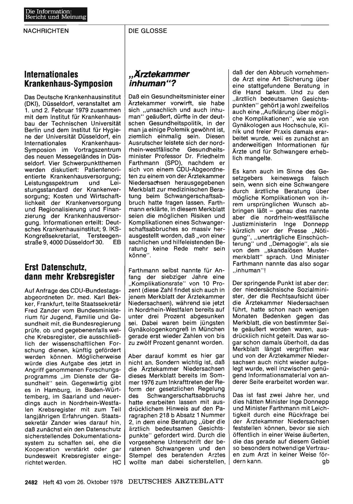 Vorschauseite 1: Erst Datenschutz, dann mehr Krebsregister