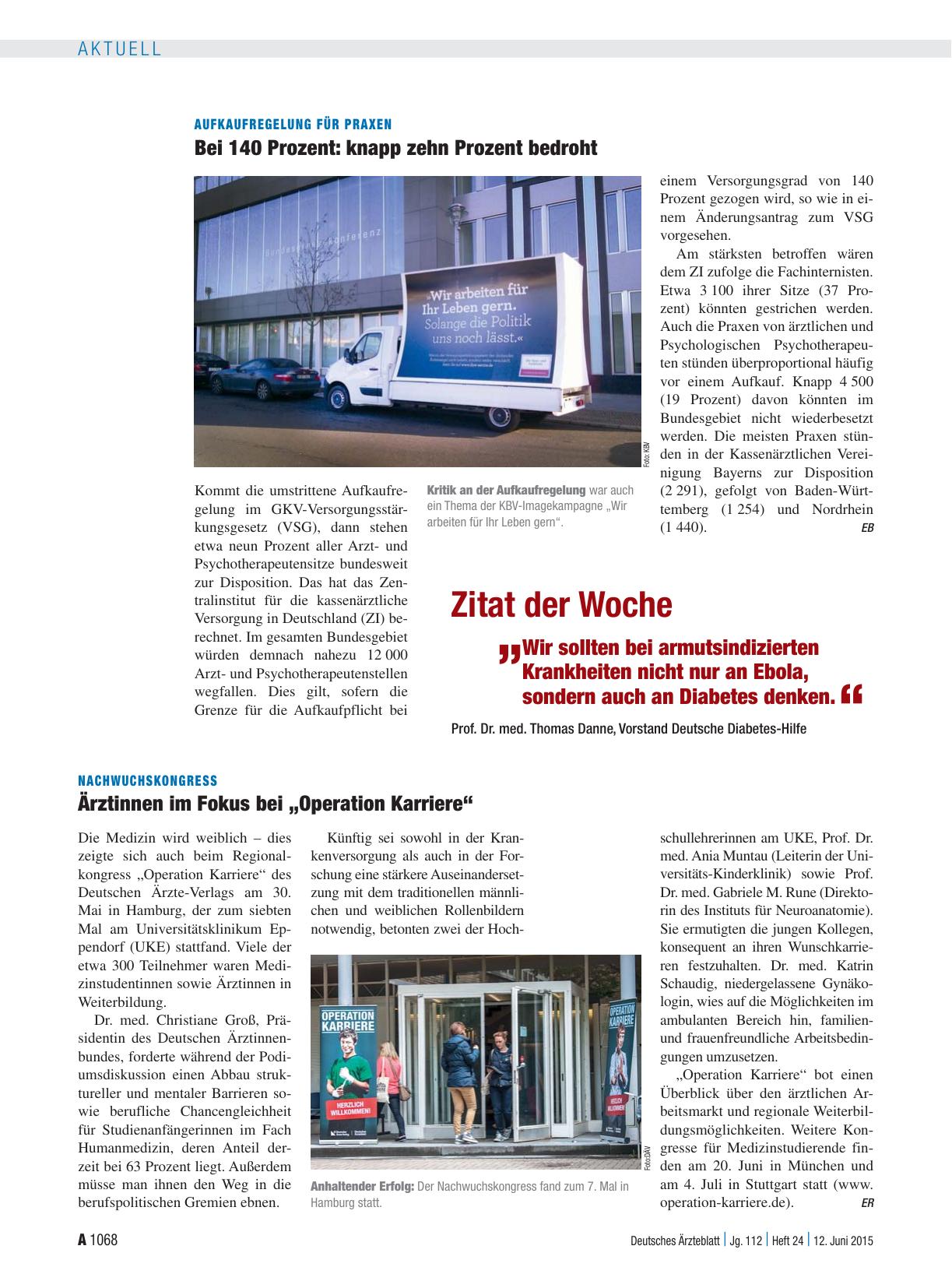 Vorschauseite 1: Zitat der Woche