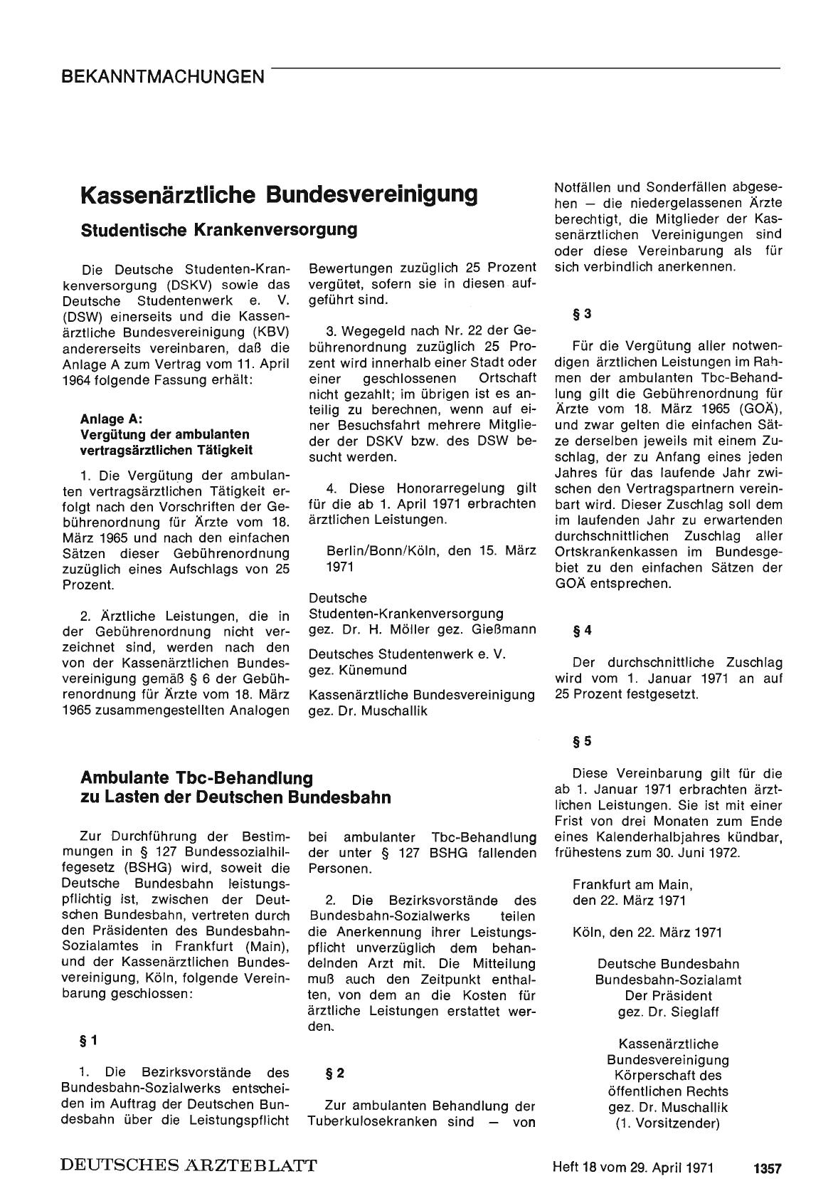 Vorschauseite 1: Kassenärztliche Bundesvereinigung