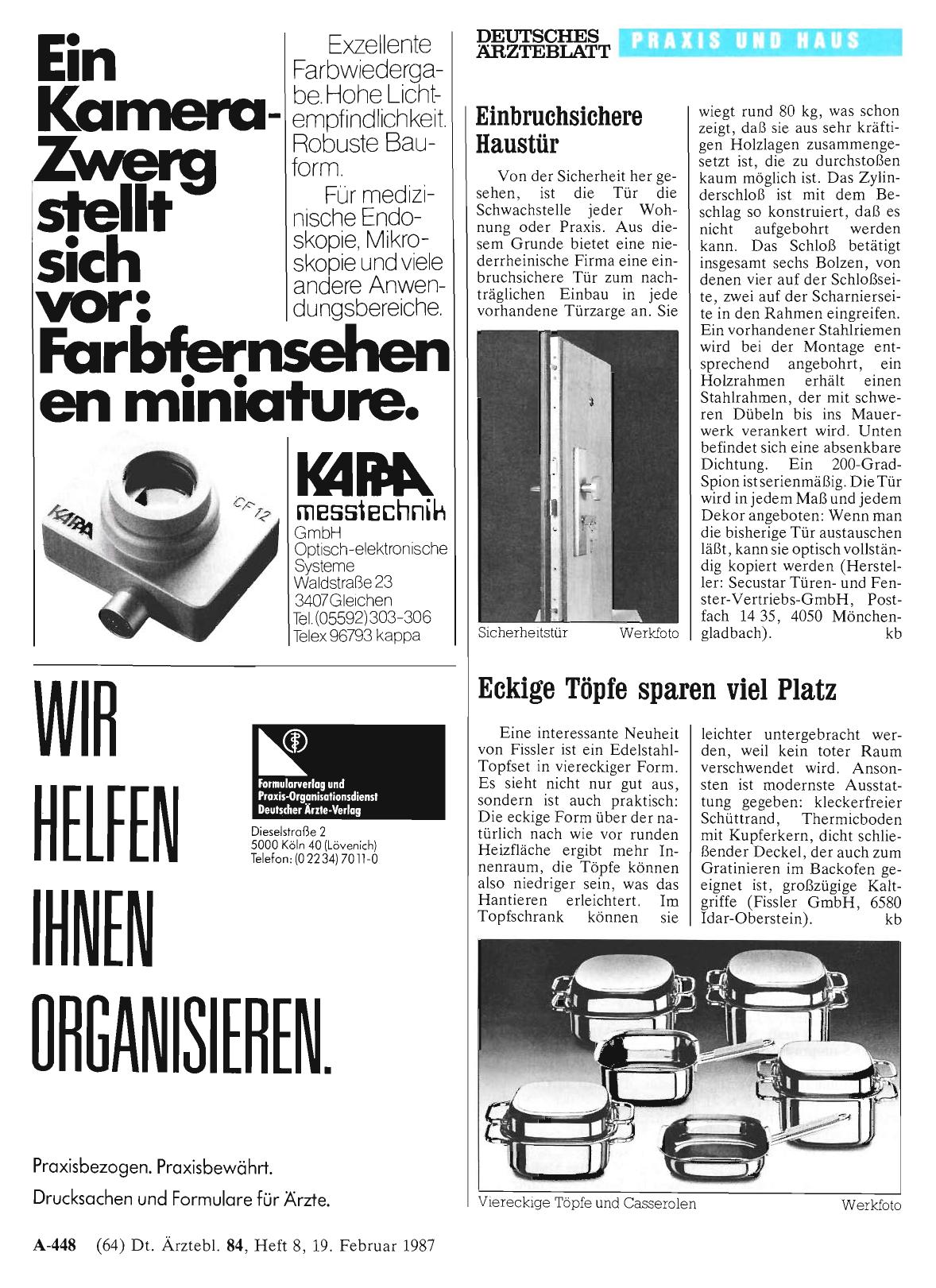 Vorschauseite 1: Eckige Töpfe sparen viel Platz
