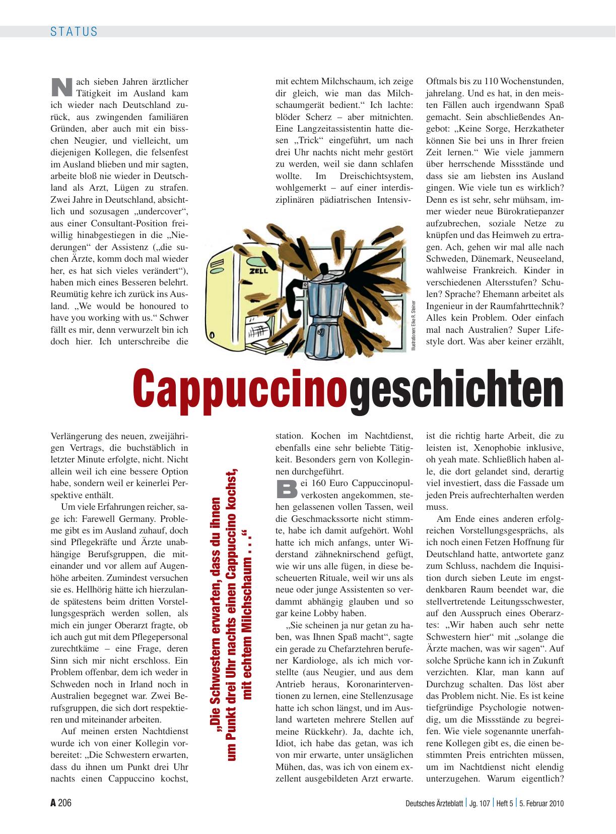 Vorschauseite 1: Cappuccinogeschichten