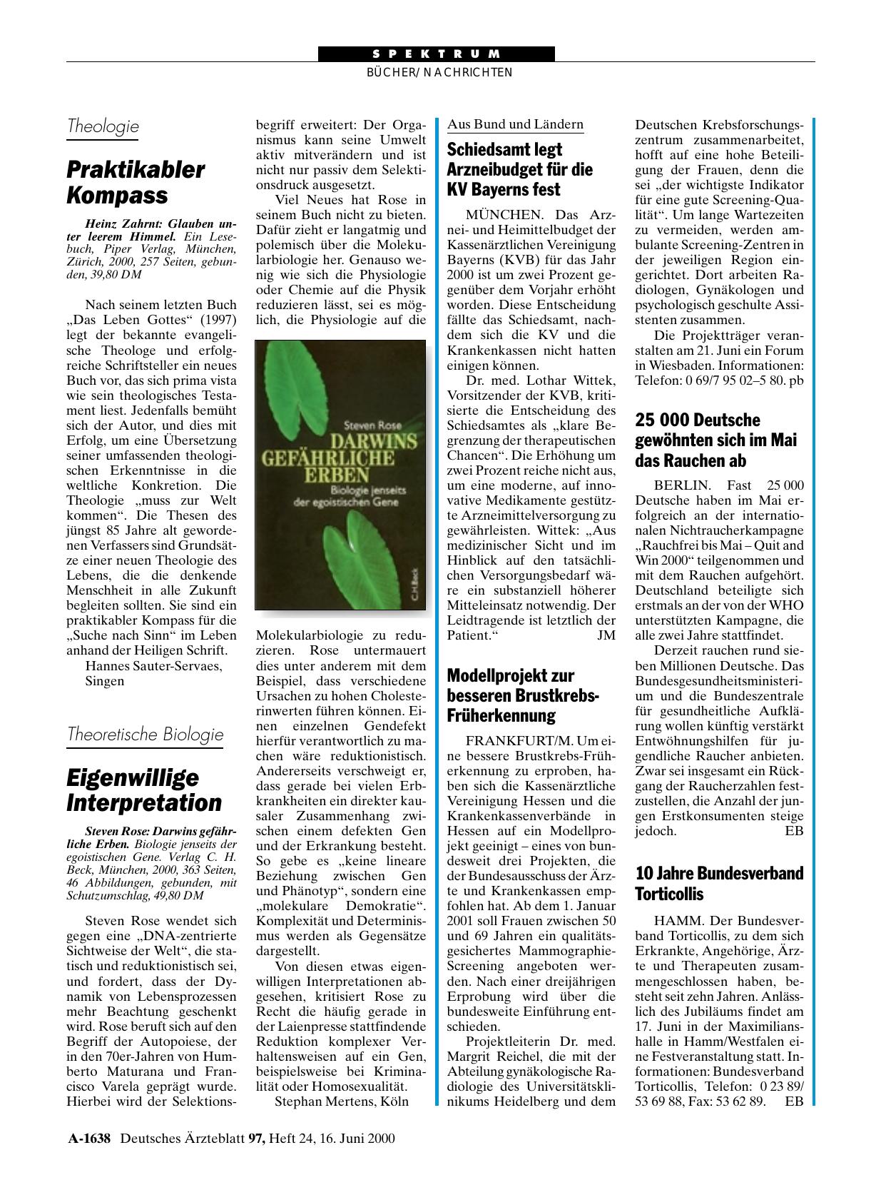 Vorschauseite 1: Glauben unter leerem Himmel