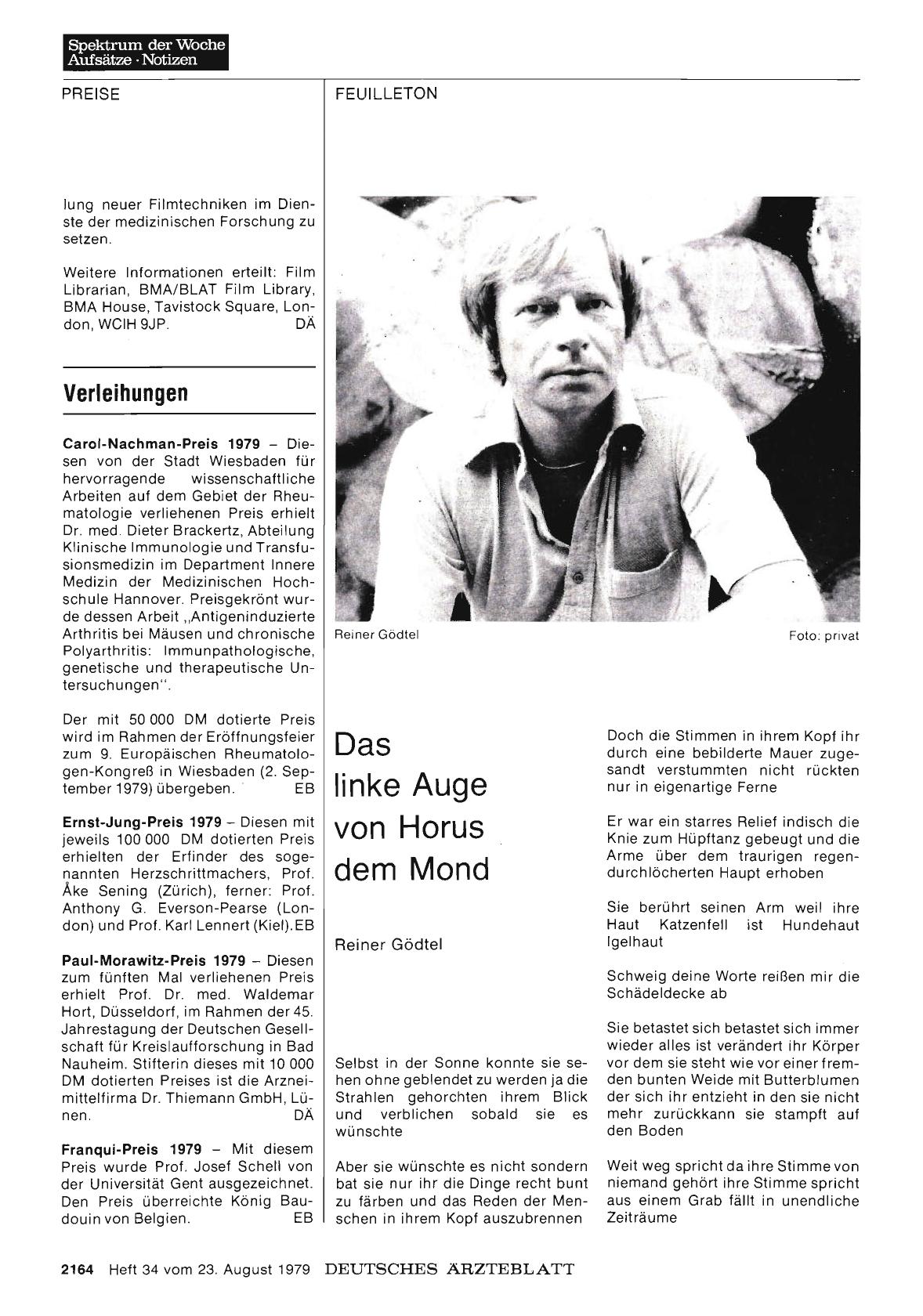 Vorschauseite 1: Verleihungen