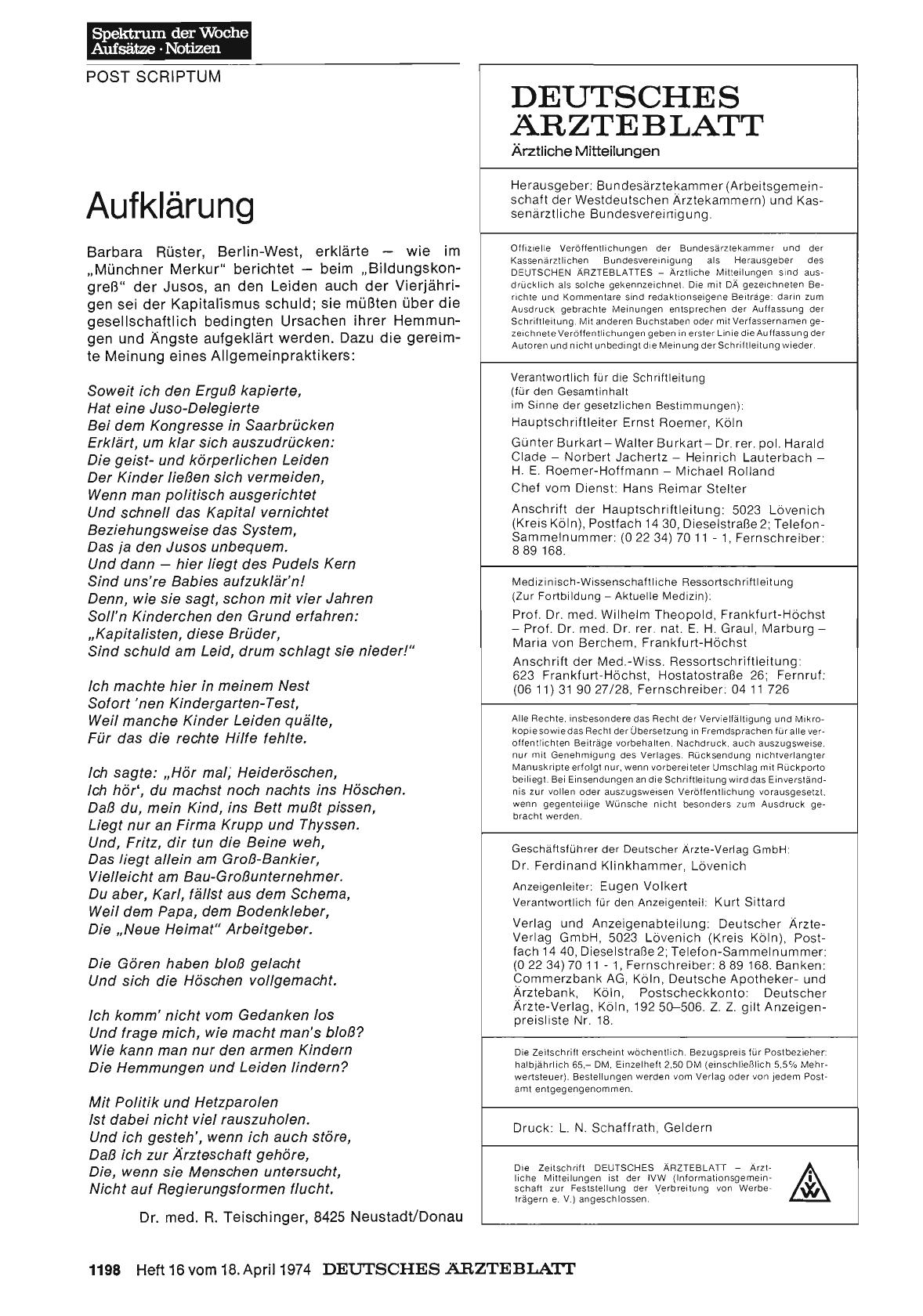 Vorschauseite 1: Aufklärung