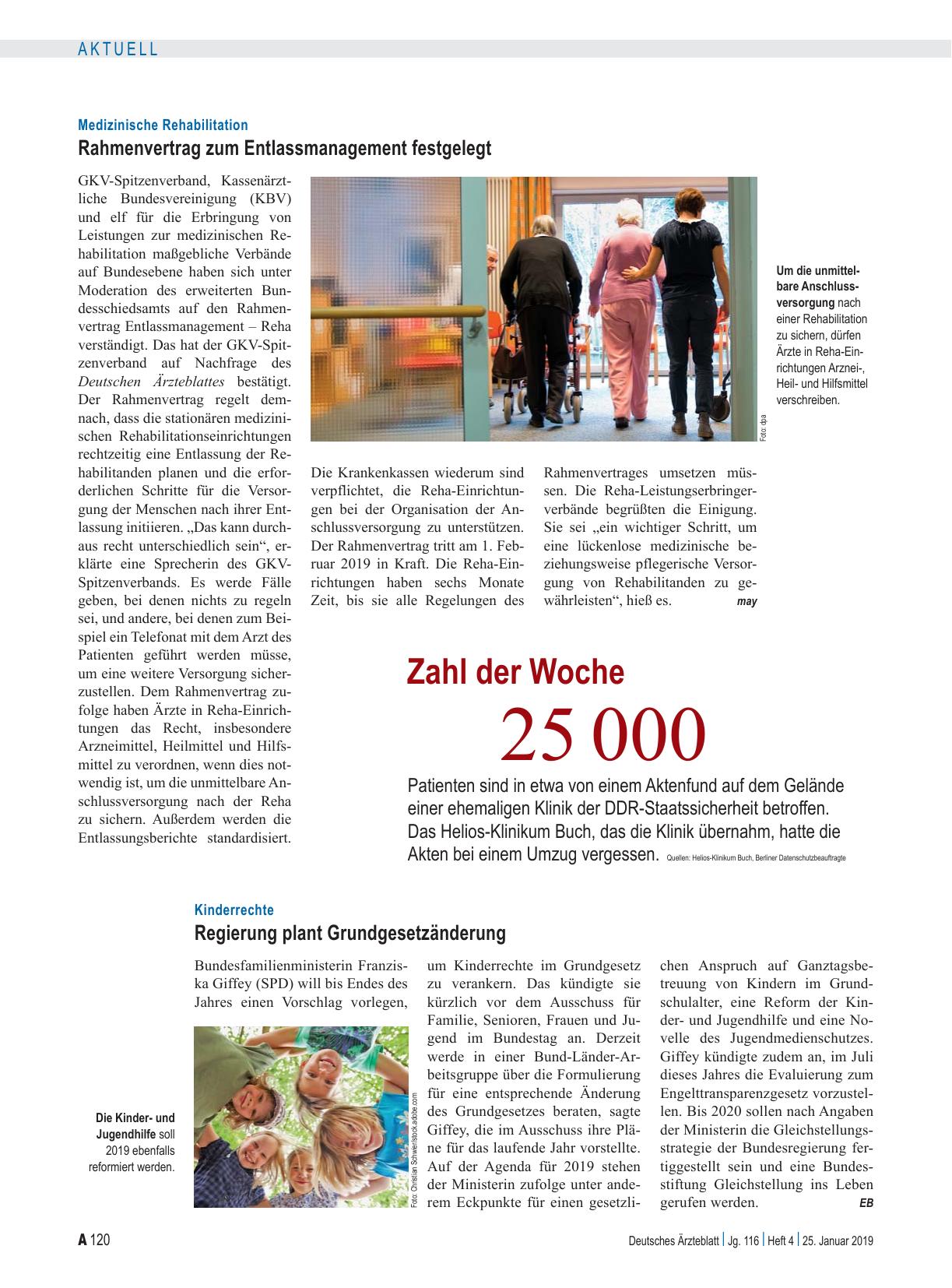 Vorschauseite 1: Kinderrechte: Regierung plant Grundgesetzänderung