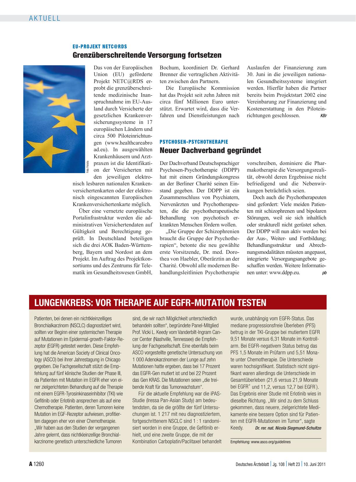 Vorschauseite 1: EU-Projekt Netc@rds: Grenzüberschreitende Versorgung fortsetzen