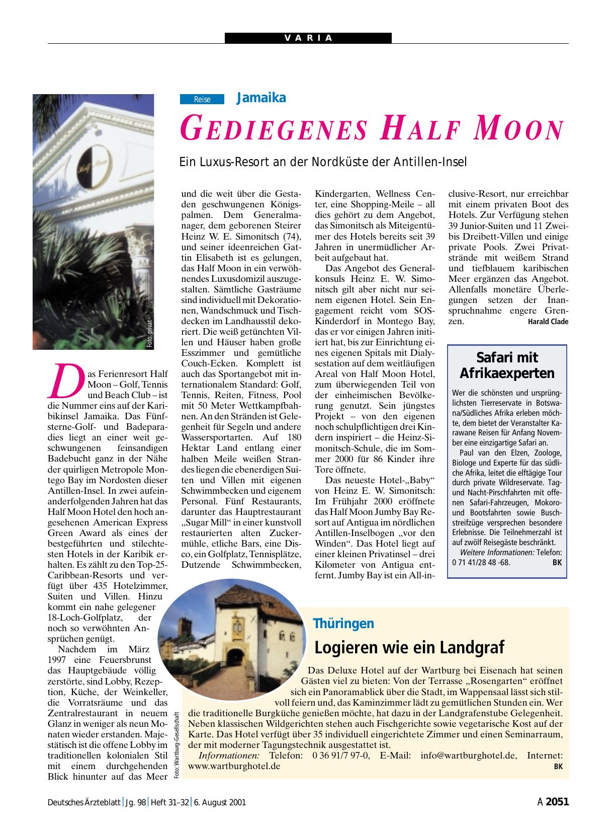 Vorschauseite 1: Safari mit Afrikaexperten