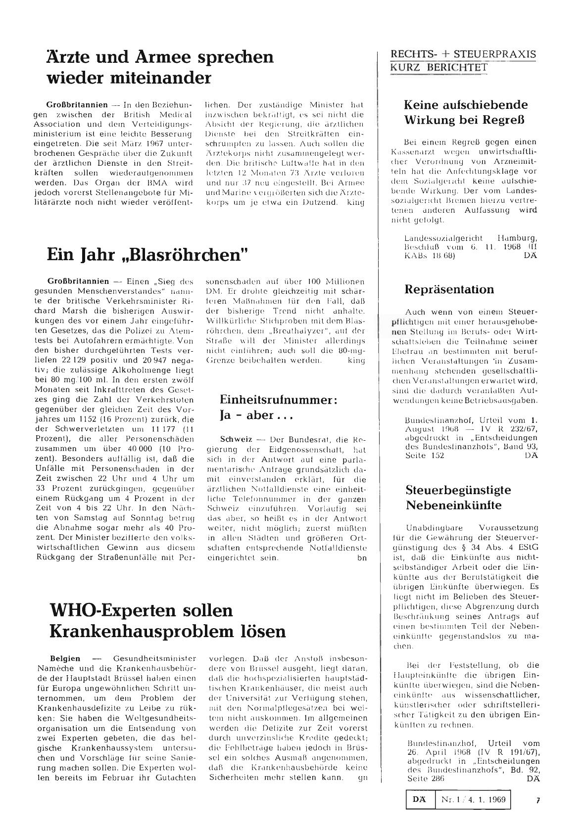 Vorschauseite 1: Ärzte und Armee sprechen wieder miteinander