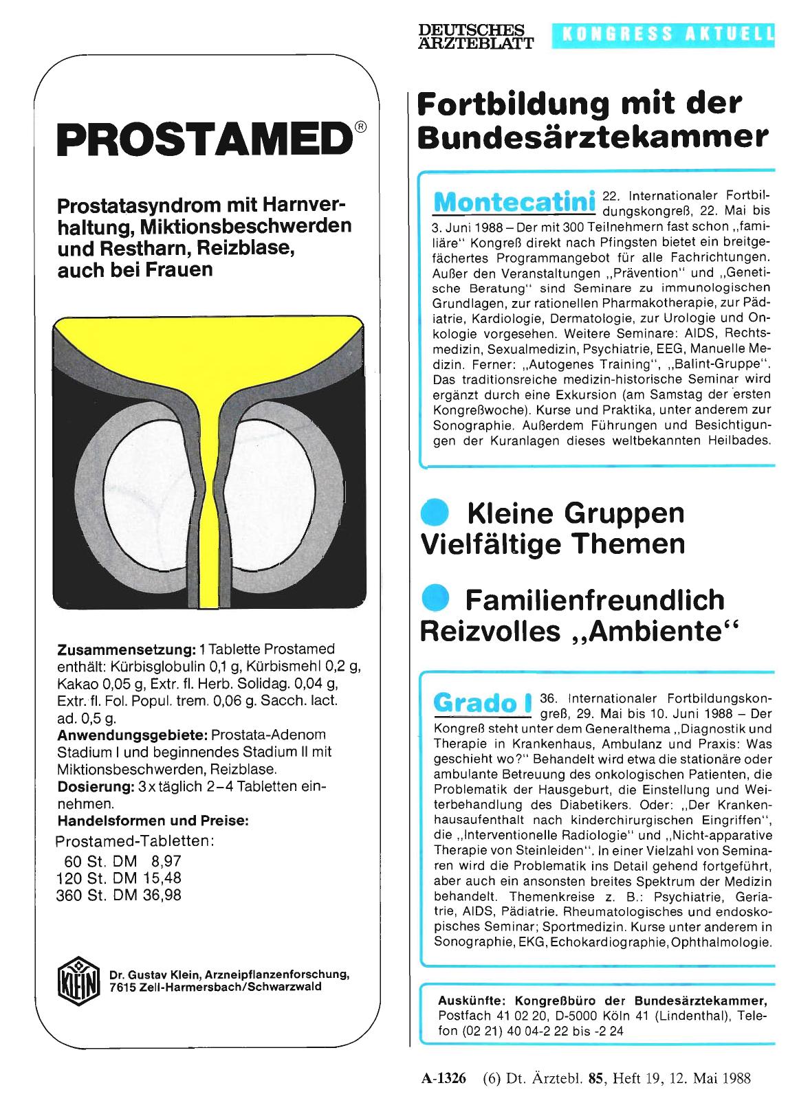 Vorschauseite 1: Fortbildung mit der Bundesärztekammer